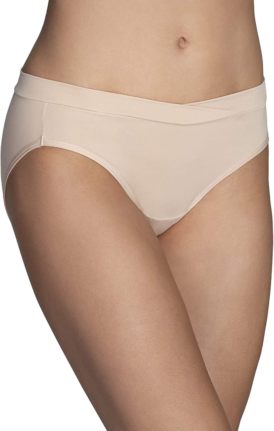 Vanity Fair Womens Beyond Comfort Silky Stretch Bikini Panty - Elegant Stretch Fabric for All-Day Comfort and Style, Sli