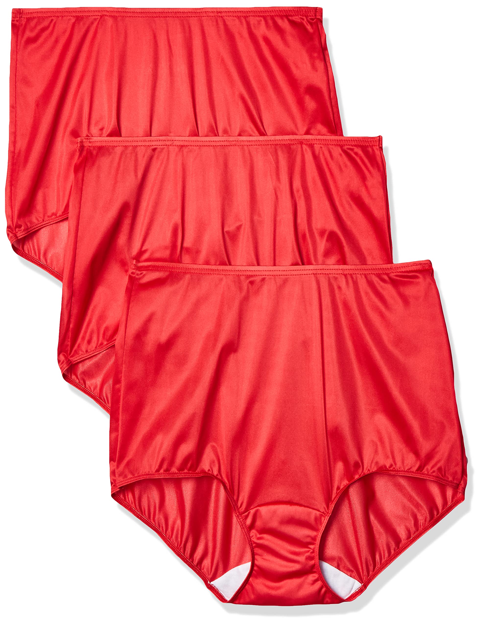 Hidden Elastic Nylon Full Brief Panty 3-Pack for Women
| Comfortable Hidden Elastic Women's 3-Pack Briefs
| Women's Hid