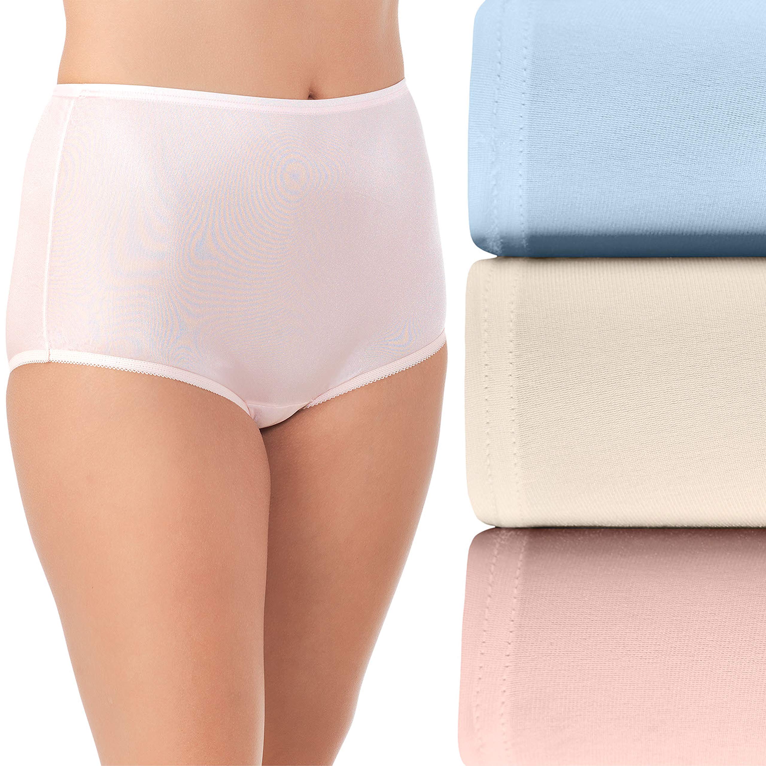 Perfectly Yours Briefs Women's High Waisted Underwear Full Coverage Ladies Panties